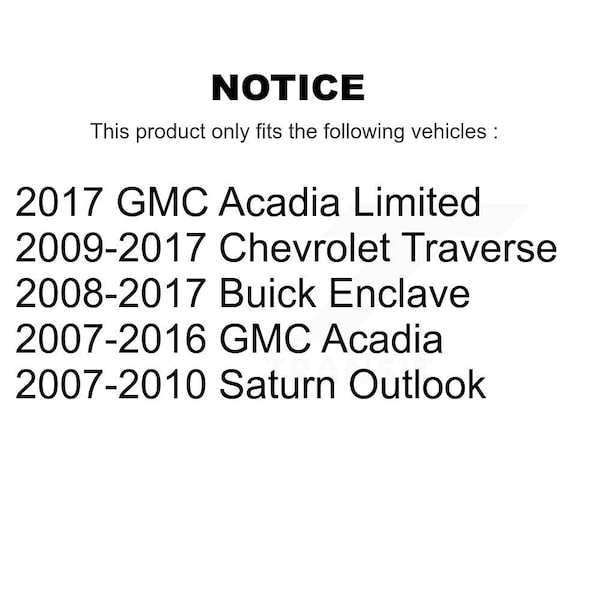 Front Lower Forward Suspension Control Arm Bushing For Chevrolet Traverse GMC Acadia